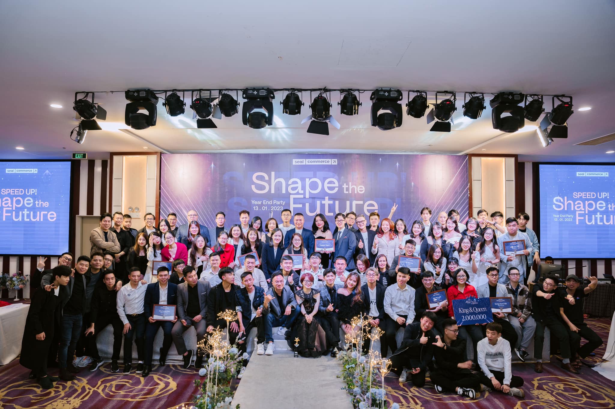 GemCommerce team year-end party "Shape the Future" — 150+ người sau 10 năm